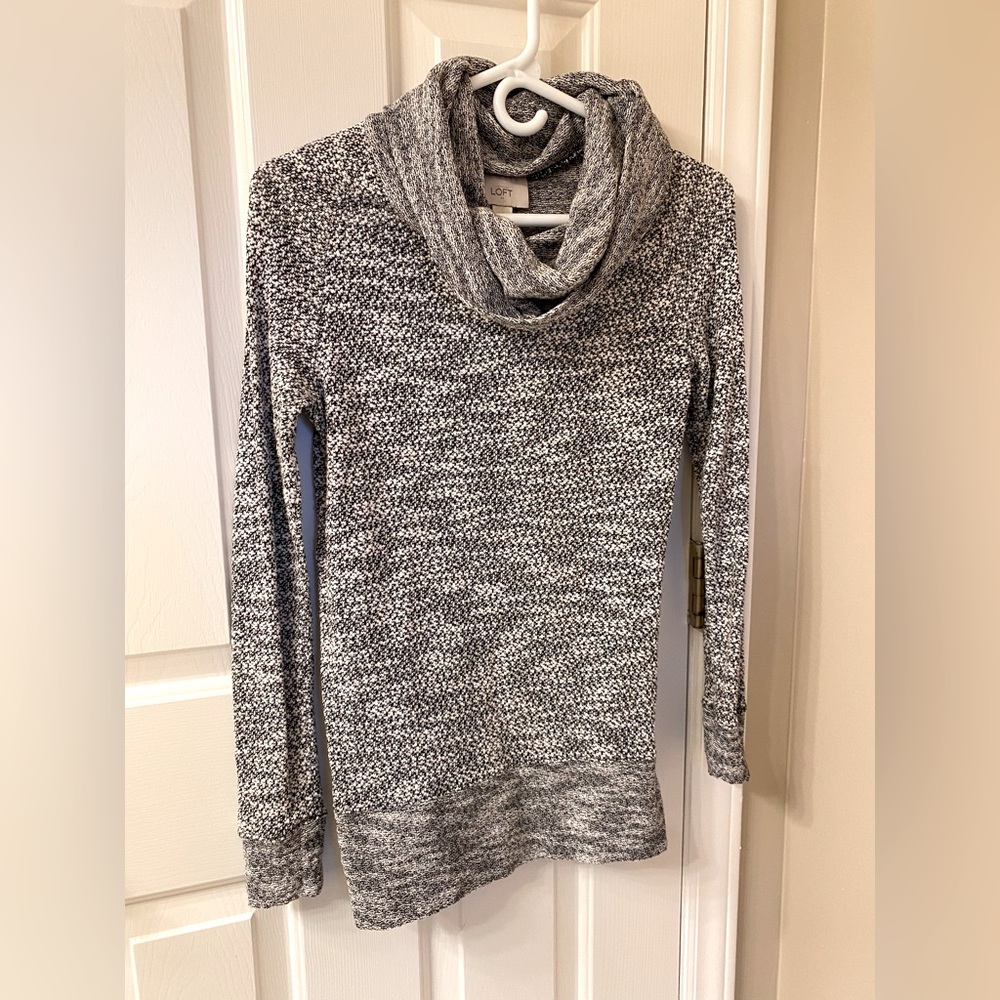 Loft tunic cowl neck shirt